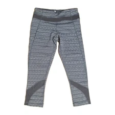 90 Degree by Reflex Active Life women's size S Leggings Capri heather Grey Pocke