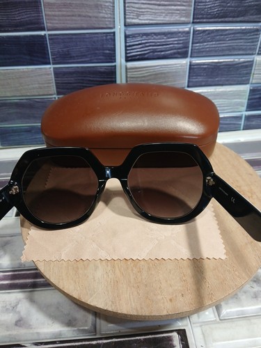 Longchamp Sonnenbrille schwarz LO655s 55-20 übergroßes Gestell 140 mm - Bild 3 von 12