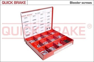 For QUICK BRAKE 0002 BREATHER SCREW KIT