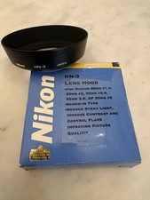 Genuine Nikon HN-3 Metal Screw-In Lens Hood w/ Original Box - New Old Stock