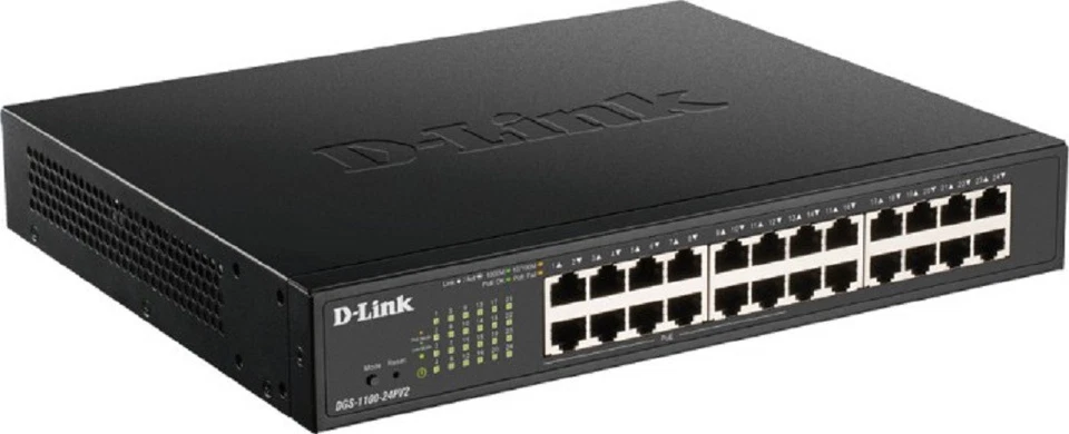 D-Link DGS 1100-24PV2 - Switch - 24 Anschlüsse - Smart - an Rack montierb #BY191 - Bild 3 von 3