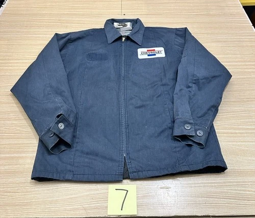 Vintage Chevrolet Workwear Mechanics Jacket Size Medium - product listing photo
