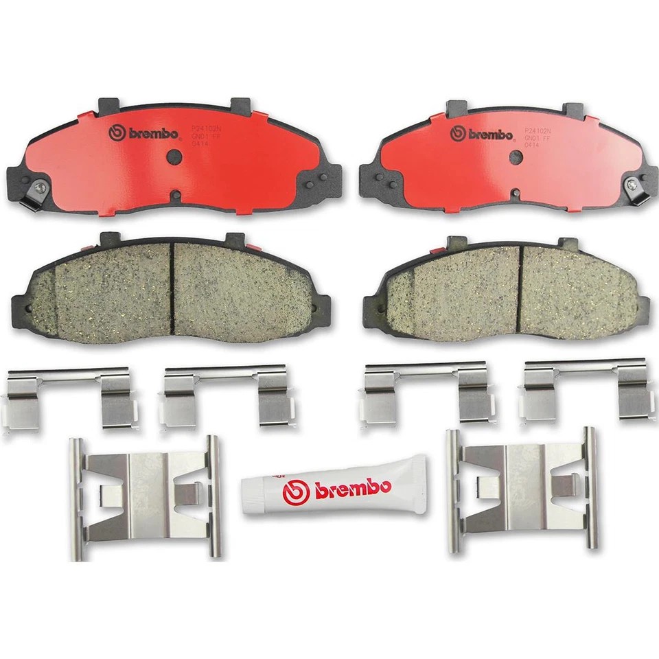 Brembo Front & Rear Ceramic Brake Pads Set Kit for Ford F-150 Lincoln Blackwood - Image 3 of 4
