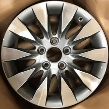 16x6.5 Alloy Wheel Machined Charcoal 10 Spoke Fits 2009-2011 Honda Civic 16x6.5 Alloy Wheel Machined Charcoal 10 Spoke Fits 2009-2011 Honda Civic