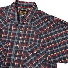 Vintage Pearl Snap Plains Western Wear Mens Medium Short Sleeve Plaid Shirt