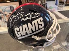 LAWRENCE TAYLOR LT  GIANTS FULL SIZE REPLICA SIGNED HELMET JSA GREAT INSCRIPTION