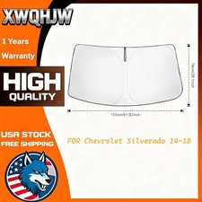 Fit Chevroletsilveradowindshield Sun Shade Visor Foldable Uv Heat Block Cover Fit Chevroletsilveradowindshield Sun Shade Visor Foldable Uv Heat Block Cover