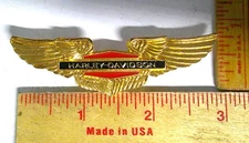 Harley wings pin vintage collectible old HD motorcycle pinback biker memorabilia