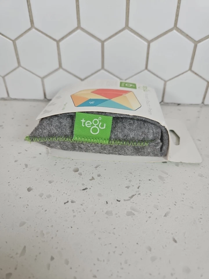 Juego de bloques de madera magnéticos con prisma bolsa de bolsillo Tegu de 6 piezas, puesta de sol Foto 2 de 4