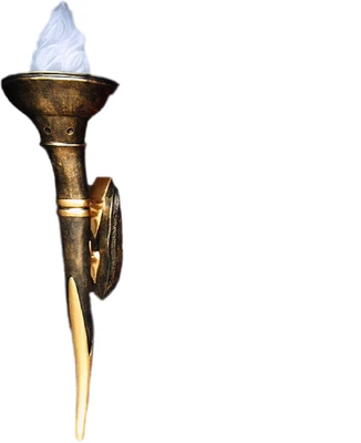 Wandleuchte Fackel Wandlampe Wand Lampen Leuchten Beleuchtung Lampe Antik Stil - Bild 1 von 4