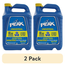 2 Pack Peak Universal 5050 Prediluted Antifreeze Coolant 1 Gallon All Vehicles