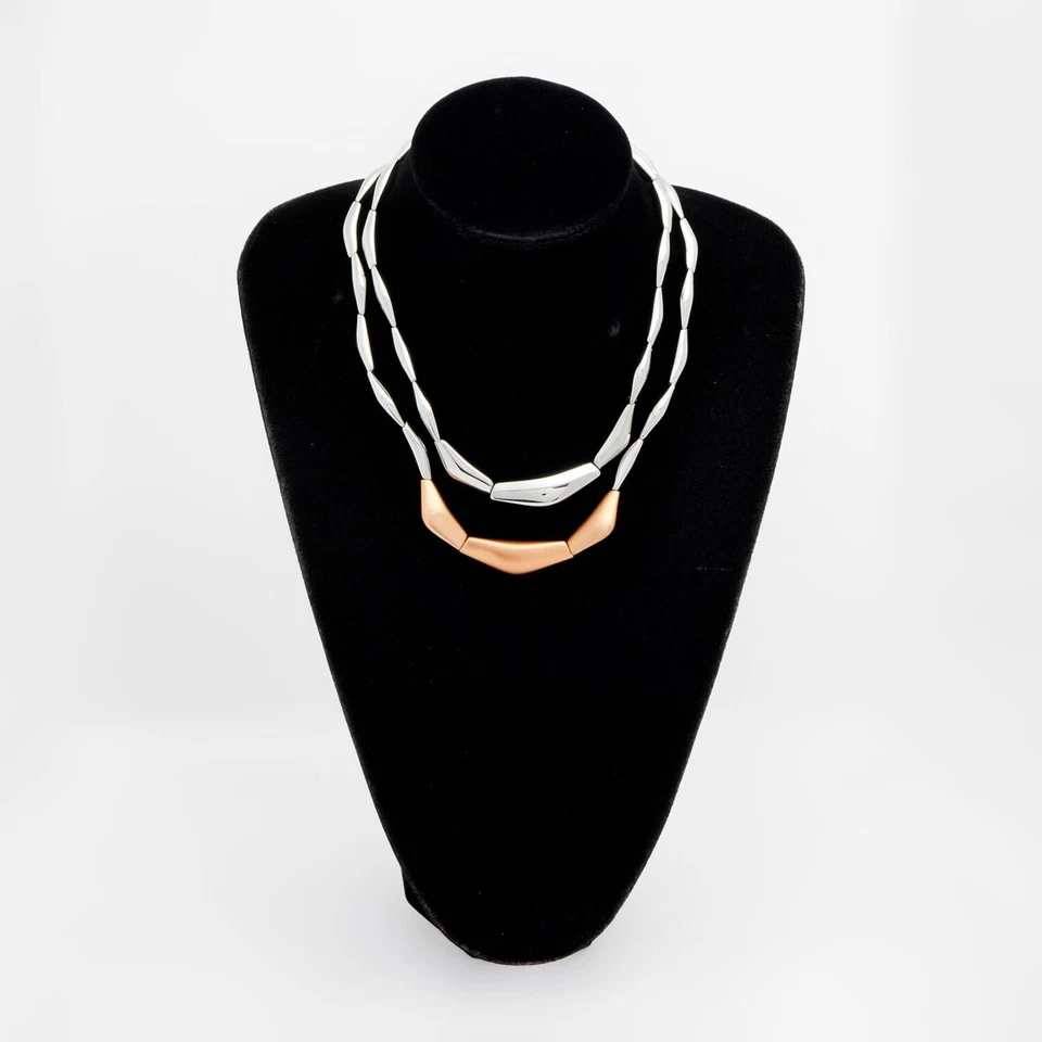 Collar Breil FLOWING Multiusable Acero Inoxidable IP Oro Rosa Anodizado A Foto 2 de 4