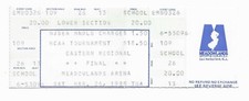 1988 NCAA Basketball Tournament East Regional Full Unused Ticket - Duke, Temple