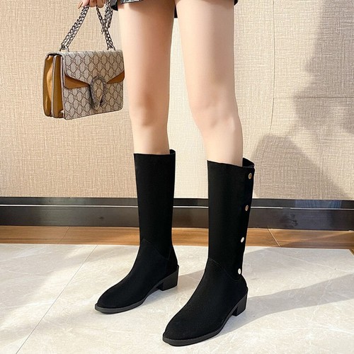 Women's Boots Tall Fashion Winter Shoes Boots Knee High Riding Boots Outdoor - Bild 7 von 14
