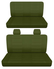 Front And Rear Bench Car Seat Covers Fits 1970-1984 Chevy Impala Choose Colors