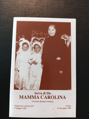 Santino Relic Relic Servant Of God Mother Carolina Bellandi Paladini