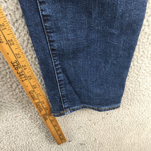 KUT From Kloth Skinny Jeans Womens 16 (actual 36x30) Blue Denim Mid Rise Zip Fly - Picture 8 of 16