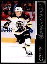 Oskar Steen 2021-22 Upper Deck Young Guns Rookie Card #494, Boston Bruins