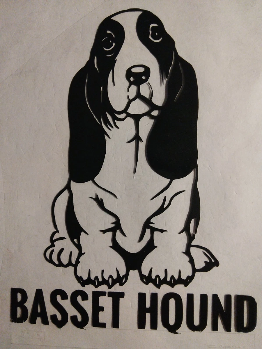 Basset hound hot sale decals