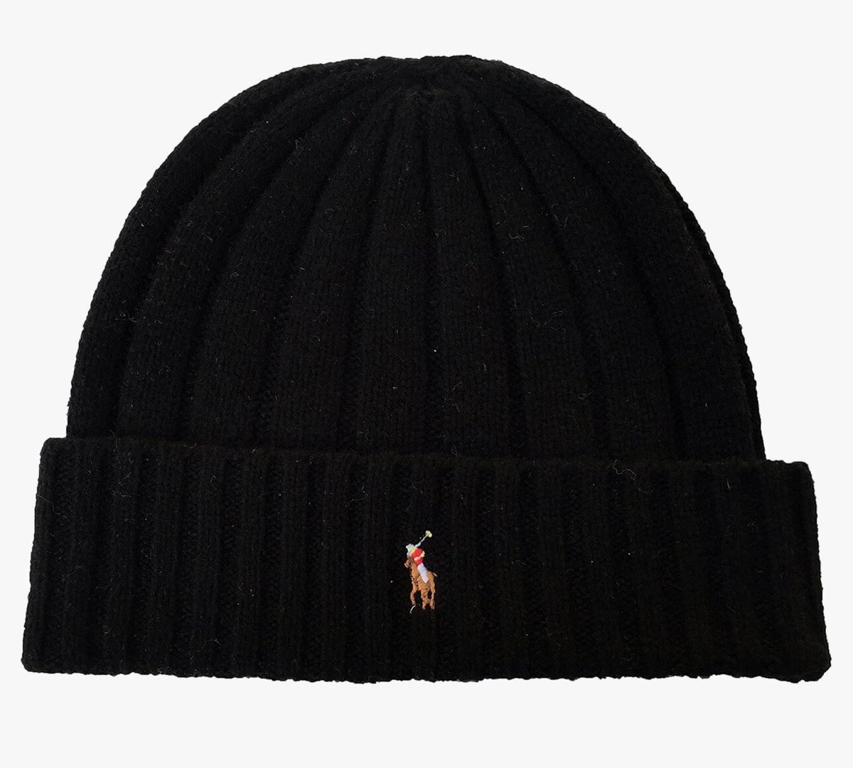 Polo Ralph Lauren Men's Skull Cap Beanie Winter Hat Lt Gray Blue
