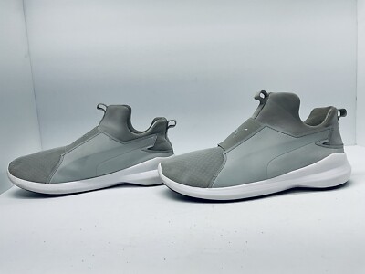 Puma Women's Rebel Mid 364539 02 Beige Casual Sneakers Slip-On Size 11 