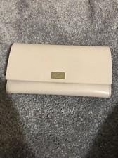 Kate Spade large leather wallet **Beige with Purple interior**