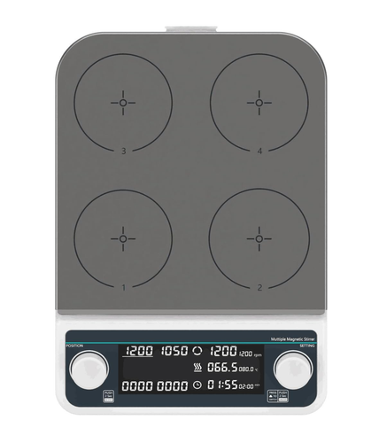 Multi-position Hotplate Magnetic Stirrer with 4 Position 4-(110*110) 120℃ - Picture 6 of 10
