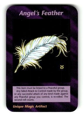 Angel's Feather card Unlimited INWO Illuminati New World Order