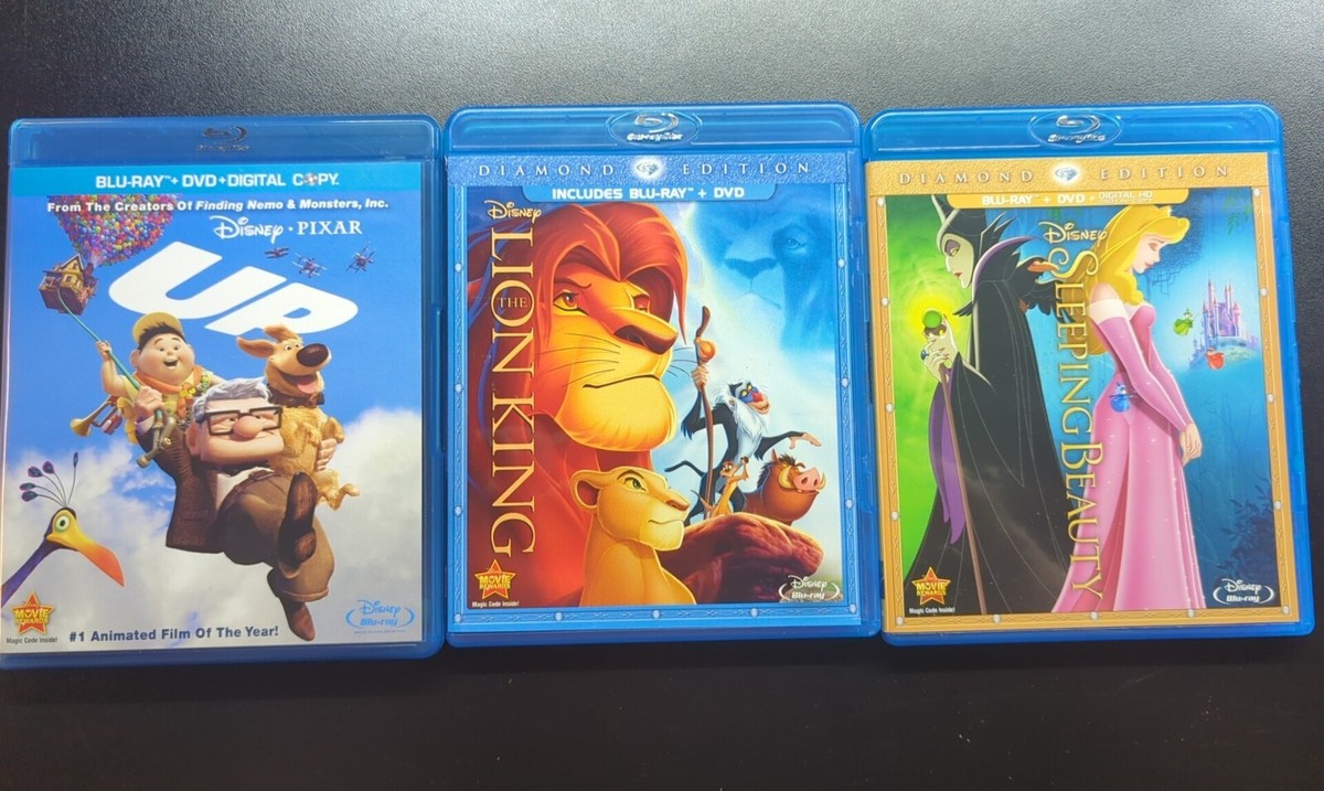 Lot Of 9 Animated Kids & Family Blu-ray Movies Complete Disney 
