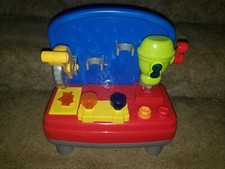 Toys R Us Tool Set Pretend Play Kids Repair bench 12732 Multi color BENCH ONLY