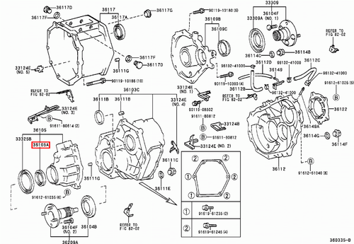 Genuine LandCruiser 80 Series HZJ HDJ FZJ FJ Transfer Case Front Output Oil Seal - Picture 15 of 20