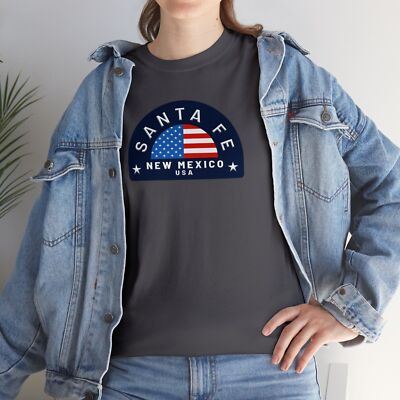 Santa Fe, New Mexico, Unisex Heavy Cotton Tee