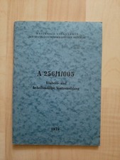 NVA Vorschrift A256/1/005 Einheits- und behelfsm&auml;&szlig;ige Wettermeldung 1976