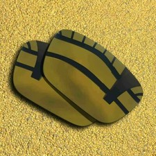 Polarized Lenses Replacement for-SPY Optic Dirk Sunglasses - Golden Brown Mirror