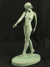 💎 FINE ART SIGNED STATUE SCULPTURE "DESHA" VIRGINIA MORRIS POLLAK 💎 