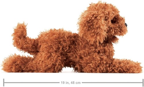 Folkmanis Toy Poodle Puppy Hand Puppet, Brown - Picture 5 of 5