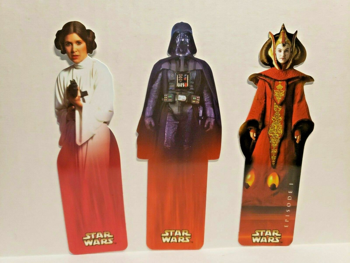 Star Wars Episode Bookmarks Lot New Darth Vader,Princess Leia