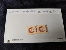 Canada MNH Stamp - 1976 Queen Elizabeth II 10 Cents - Imperforated Pair - D62