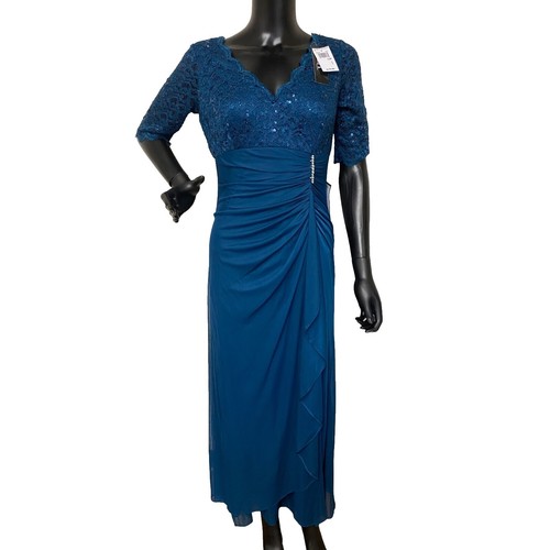 betsy adams blue dress Betsy and Adam BA-26256 Long Prom Dress main image 0