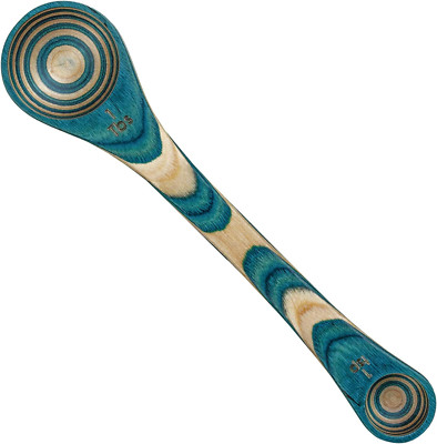 Baltique Mykonos Collection 2 In 1 Wooden Measuring Spoon With Tablespoon And Te