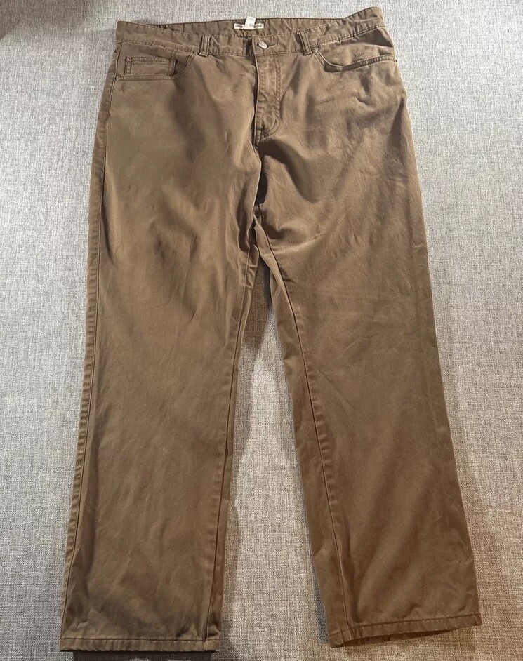 Peter Millar Men's Performance Stretch Golf Pants 36 Flat Front 5 Pocket B93
