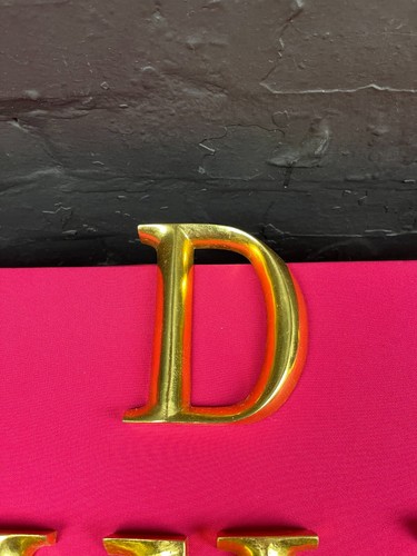 POSH GRAFFITI Decorative Gold Wooden Letters and Number 12 cm Multi Listing - Picture 7 of 42