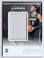 2020-21 Panini Noir Xavier Tillman Rookie Jumbo Material #23/99 Grizzlies RC