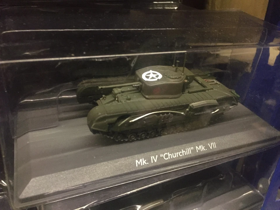 Mk IV Churchill Mk VII 1:72 Serbatoi Eaglemoss Diecast - Immagine 2 di 2