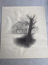 Vintage Limited Print 25/250 By Geldart Of Unspecified House Not Framed