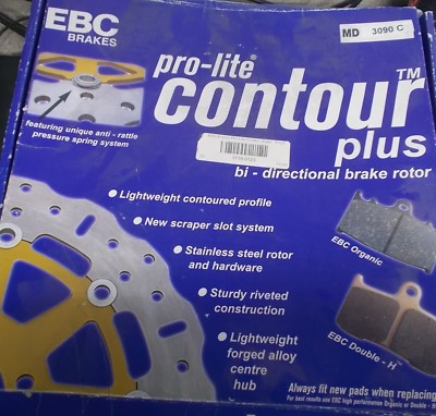 NOS EBC Prolite Contour Plus Front Bi-Directional Brake Rotor MD3090C