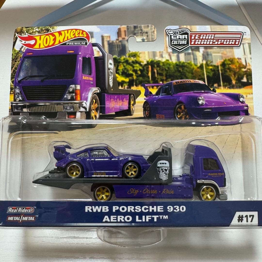 Hot Wheels Team Transport 1/64 Aero Lift RWB Porsche 930