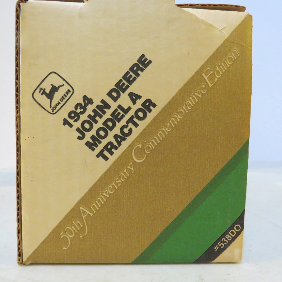 Ertl John Deere Model "A" Tractor 50th Anniversary Made USA  1/6 JD-538-10DO-B2 - Image 3 of 4