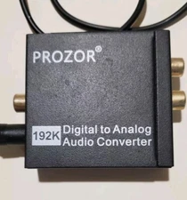 PROZOR  192KHz Digital to Analog Audio Converter DAC Digital SPDIF Optical