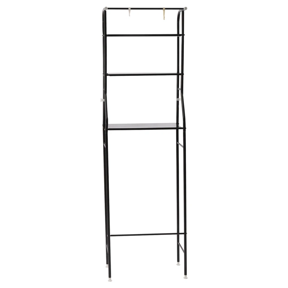 Estante de almacenamiento sobre el inodoro organizador de ahorro de espacio de estante de baño de metal de 4 niveles Foto 4 de 4